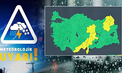 Meteoroloji'den 11 il için 'sarı' kodlu uyarı