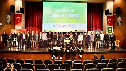 '4.Geleneksel Liseler Arası Münazara Yarışması' tamamlandı.