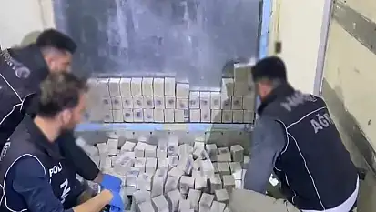 Ağrı'da 69 kilogram eroin ele geçirildi