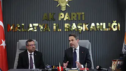 Bakan Bayraktar, AK Parti Malatya İl Başkanı Ali Bakan ile bir araya geldi