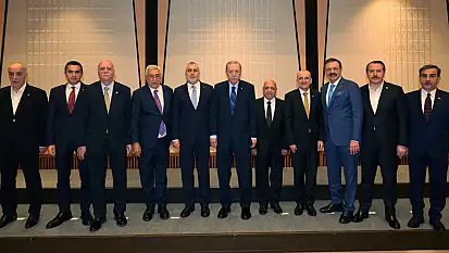Cumhurbaşkanı Erdoğan, işçi ve işveren temsilcilerini kabul etti