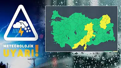 Meteoroloji'den 11 il için 'sarı' kodlu uyarı