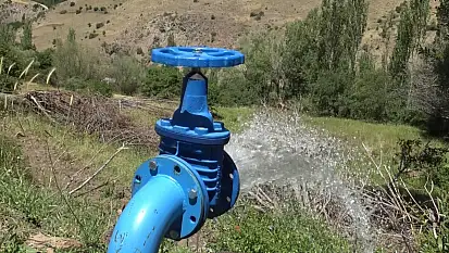 O  mahallelede kapalı sistem sulama sistemleriyle bölge tarımına hayat veriliyor