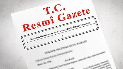Resmi Gazete'de bugün