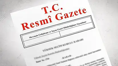 Resmi Gazete'de Bugün