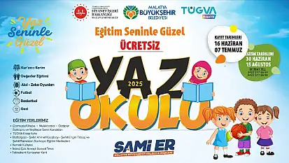 Ücretsiz  Yaz Okullarına Kayıtlar Başladı
