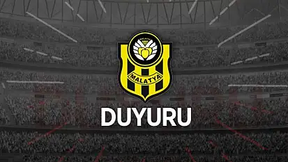 Yeni Malatyaspor'dan Kamuoyuna Önemli Açıklama