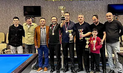 Malatya'da 3 Bant Bilardo İl Şampiyonası Tamamlandı