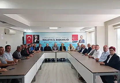 CHP Malatya İl Kongresi Öncesi Yıldız'a İmza Desteği