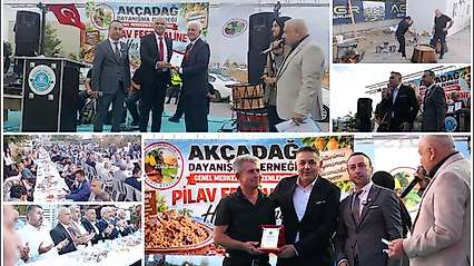Akçadağlıları Buluşturan Pilav Şenliği'ne Yoğun İlgi