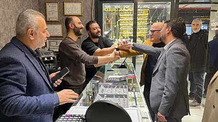 Anahtar Parti'den Kuyumcular Çarşısı'na Esnaf Ziyareti