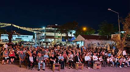 Arguvan'da Açık Hava Sineması Keyfi