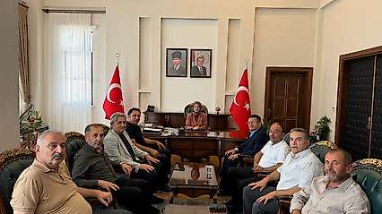 Başkan Cengiz, Siyasi Parti ve STK Temsilcileriyle Kaymakam Bayguş'u Ziyaret Etti