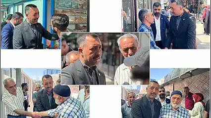 Başkan Kılıç Akpınar Esnaf Çarşısı'nı ziyaret etti.
