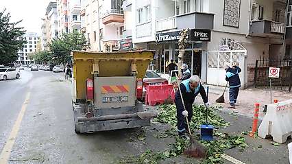 Battalgazi Belediyesi İlçe Genelinde Temizlik Çalışmalarını Sürdürüyor