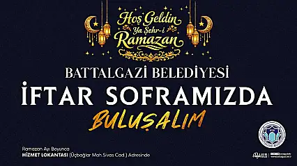 Battalgazi Belediyesi'nden Ramazan'da Dayanışma Sofrası