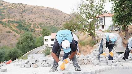 Battalgazi Belediyesinden Kamıştaş'a Yol Düzenlemesi