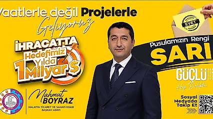 Boyraz, 1 Ekim seçimlerinde pusula rengini açıkladı
