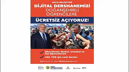 Buca Belediyesi'nden Doğanşehir Belediyesi'ne Eğitim Köprüsü: Dijital Dershane Başladı
