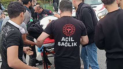 Darende'de Motosiklet ile Otomobil Çarpıştı: 1 Ağır Yaralı