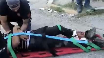 Darende'de Otomobil Motosiklete Çarptı: 1 Yaralı