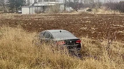 Doğanşehir Çığlık Mevkiinde otomobil yoldan çıktı