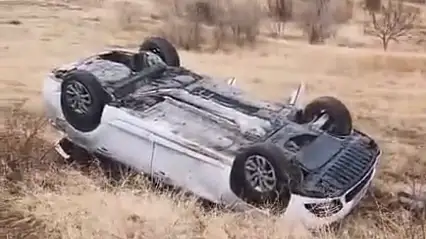 Hekimhan'da Otomobil Şarampole Yuvarlandı: Aynı Aileden 4 Yaralı