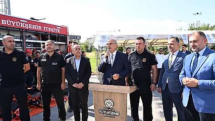 'İtfaiyemizi Hem Binalarımızla Hem De Araç Filomuzla Güçlendiriyoruz'
