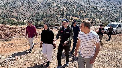 Kaymakam Sungur, Örencik ve Kapıdere'de Kırsal Konutları İnceledi