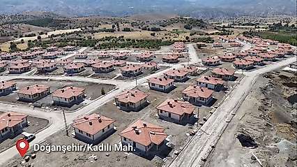 Malatya'da 316 kırsal konutun anahtarı yarın sahiplerine teslim edilecek