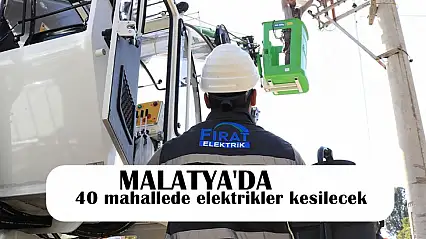 Malatya'da Bugün Elektrik Kesintileri: Yeşilyurt, Hekimhan, Pütürge ve Arapgir'de Çalışmalar Var