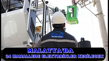 Malatya'da Bugün Geniş Kapsamlı Elektrik Kesintisi: İşte Etkilenecek Mahalleler