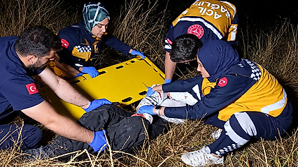 Malatya'da Feci Kaza! Otomobil Şarampole Devrildi, 2 Ağır Yaralı