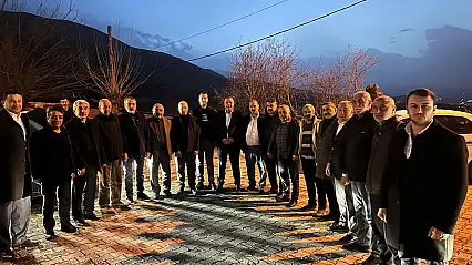 MHP Malatya İl Başkanı Gökhan Gök Kale'de Muhtarlarla Buluştu