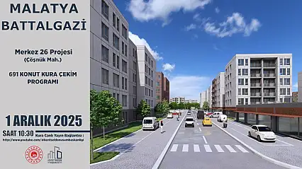 Tamamlanan Konut ve İşyeri Kuraları 1 Aralık'ta Çekiliyor