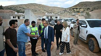 Vali Seddar Yavuz Hekimhan'da İnceleme ve Ziyaretlerde Bulundu