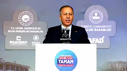 Yerlikaya: 'Dünya Tarihinin En Hızlı Afet İyileştirme Sürecini Yürüttük'