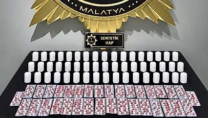 Malatya'da Uyuşturucu Operasyonu: 3 Bin 601 Sentetik Ecza Ele Ge geçirildi