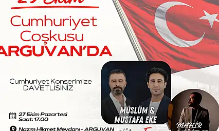 29 Ekim Cumhuriyet Coşkusu Arguvan'da Yaşanacak
