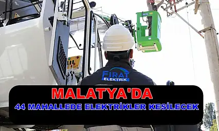 Akçadağ ve Pütürge'de Bugün Planlı Elektrik Kesintisi