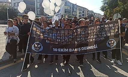 Ankara Garı Saldırısında Hayatını Kaybeden 104 Kişi Malatya'da Anıldı