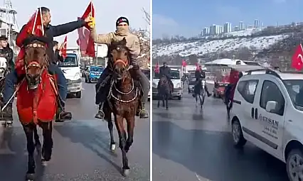 Banazı Meydanında Bayrak İçin Tek Yürek