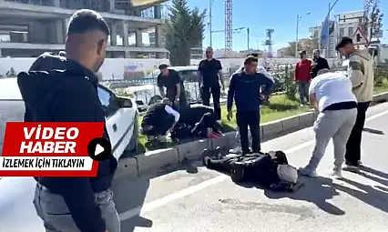 Çevreyolunda Tır Sıkıştırması: Otomobil Refüje Çaptı, 2 Yaralı