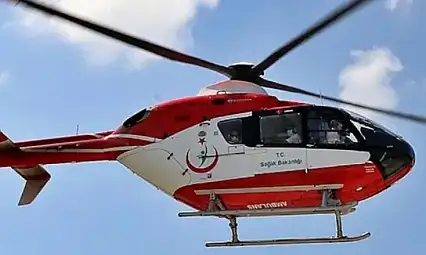 Darende'de Kalp Krizi Alarmı: 72 Yaşındaki Kadın Helikopterle Malatya'ya Sevk Edildi