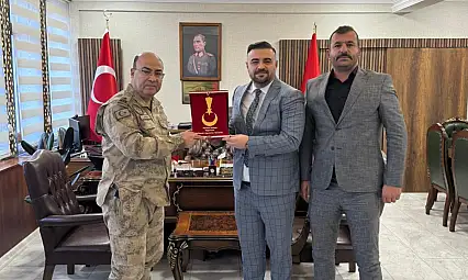 Elazığ İl Jandarma Komutanı Tuggeneral Alparslan Doğan'a Ziyaret
