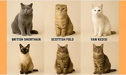 Ev Kedisi Cinslerinde Öne Çıkan Türler