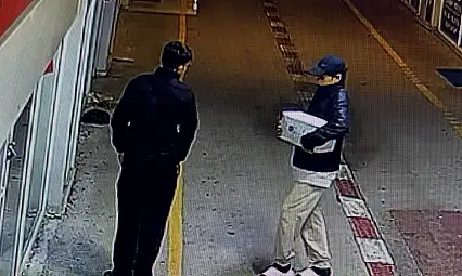 Geçici Ticaret Merkezi'nde Hırsızlık Kamerada