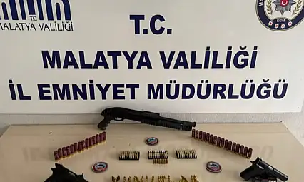 Malatya'da Ruhsatsız Silah Operasyonu: 6 Silah ve 217 Fişek Ele Geçirildi