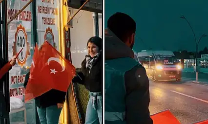 Malatya'da Türk Bayrağına Sahip Çıkma Duruşu: Vatandaşlara Bayrak Dağıtıldı