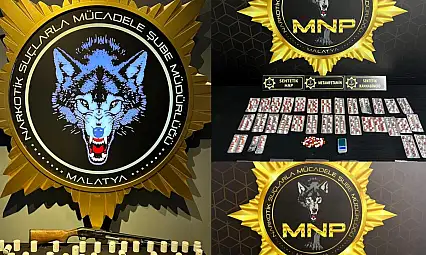 Malatya'da Uyuşturucu ve Silah Operasyonu: 3 Tutuklama